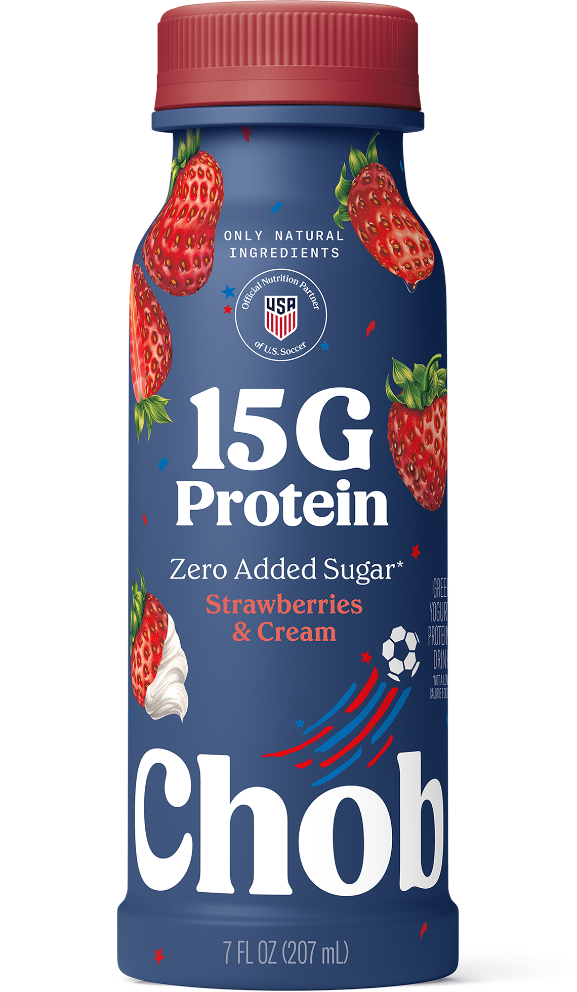 15G High Protein Greek Yogurt Drink Strawberries & Cream