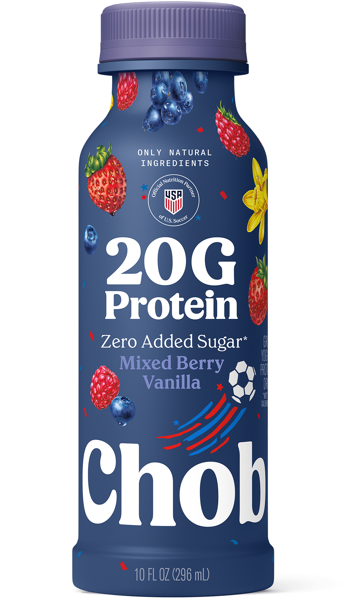20G High Protein Greek Yogurt Drink Mixed Berry Vanilla
