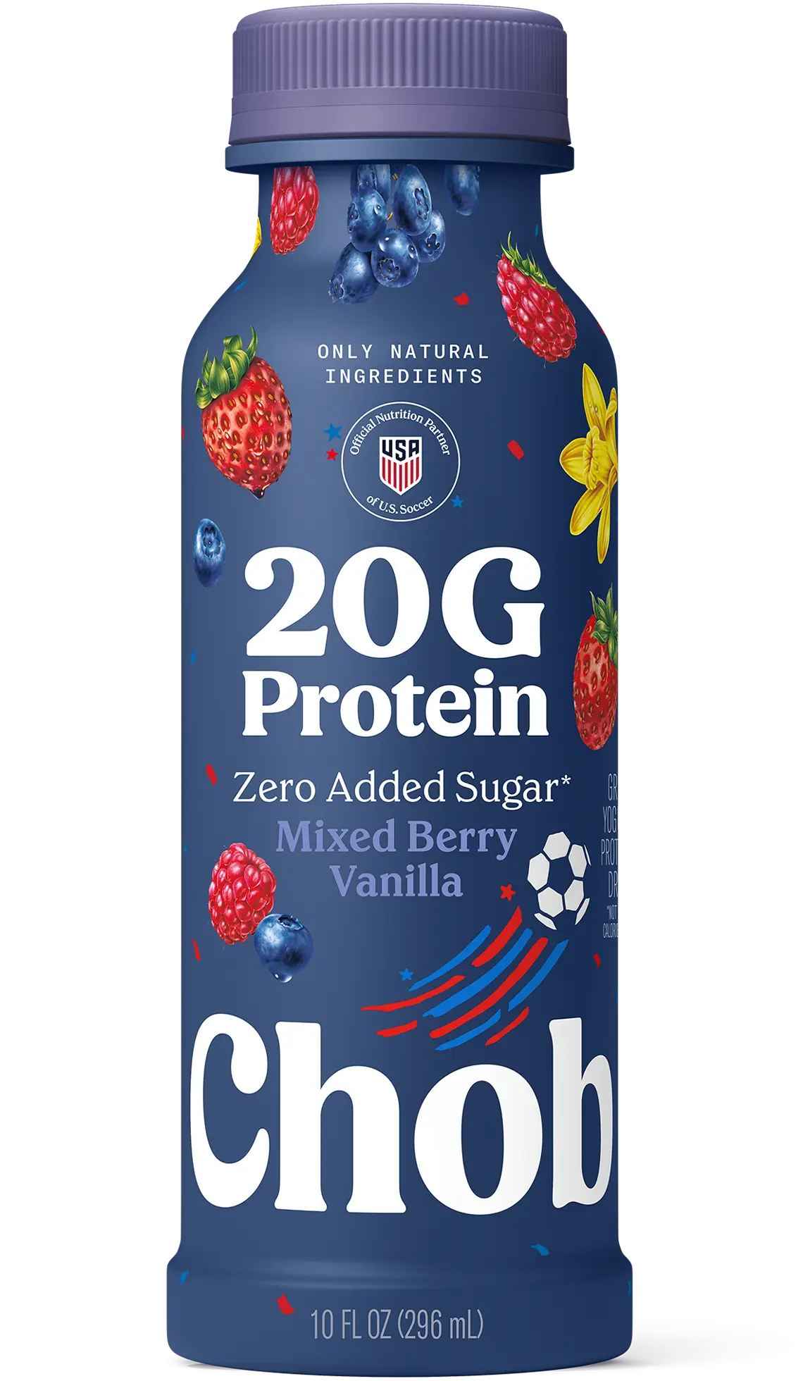 20G High Protein Greek Yogurt Drink Mixed Berry Vanilla