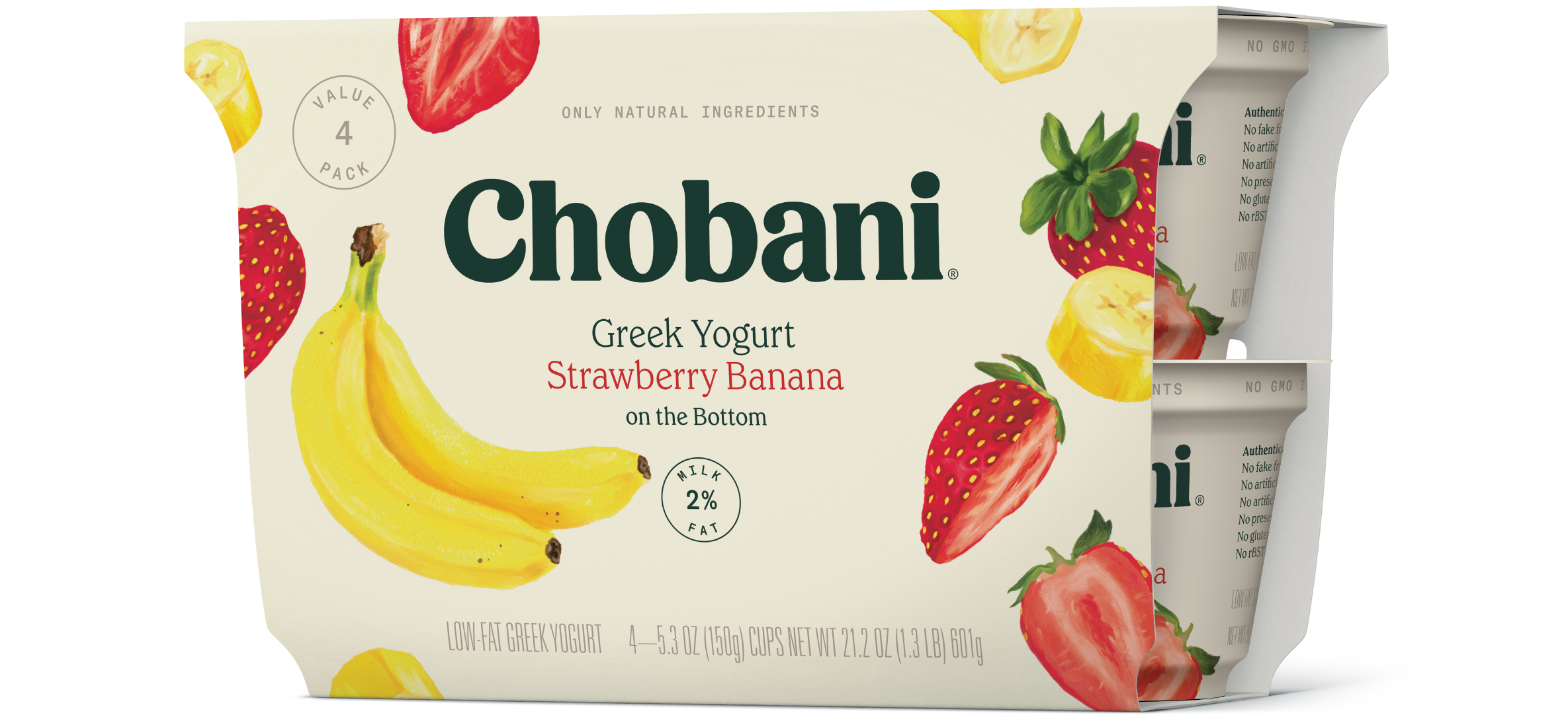 Greek Yogurt Smoothie with Strawberry Banana