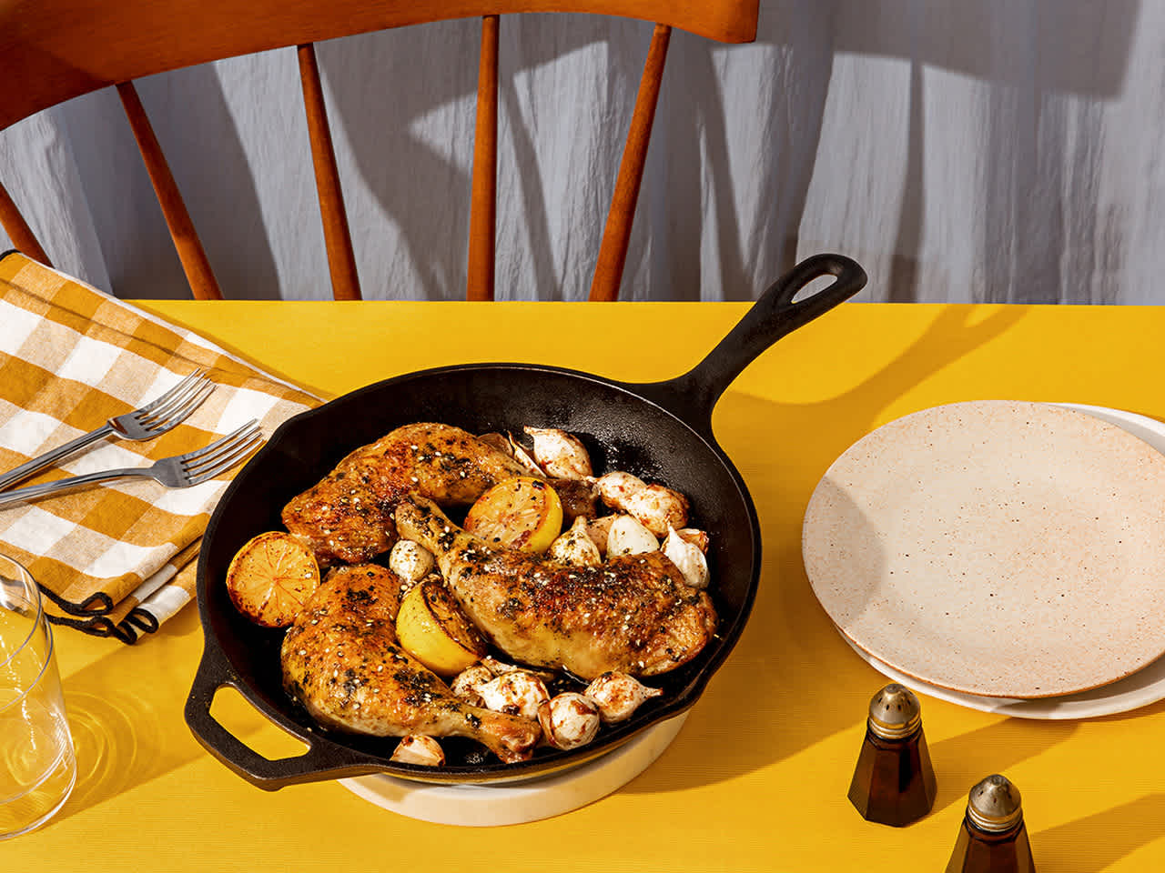 Pan Roasted Chicken with Lemon and Za'atar