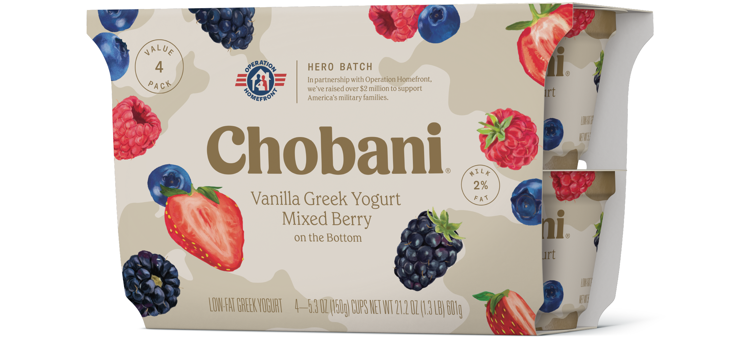 Chobani Vanilla Greek Yogurt 5.3oz (150g)