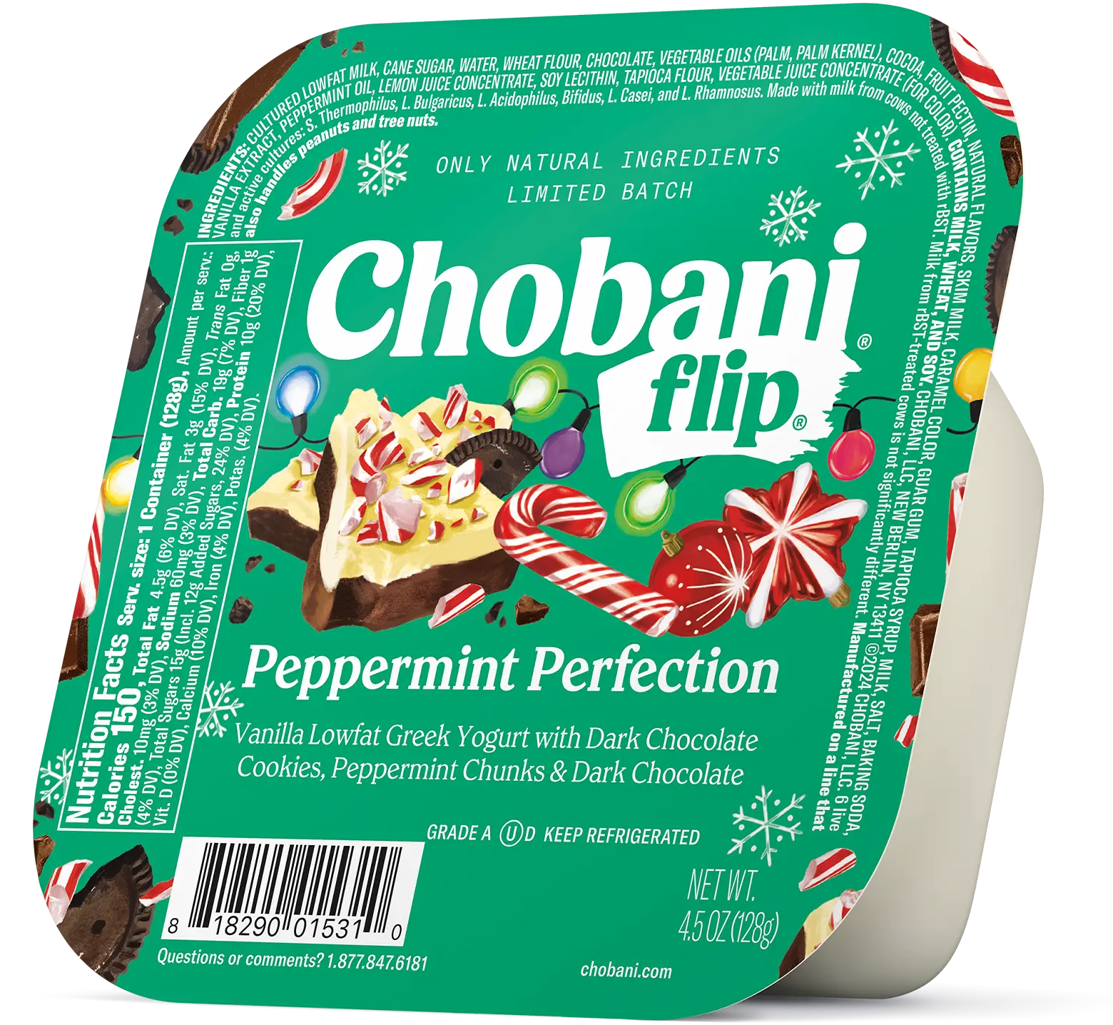★グラスホッパー★キャンディグリーンエディション★ Chobani® Flip® | Peppermint Perfection