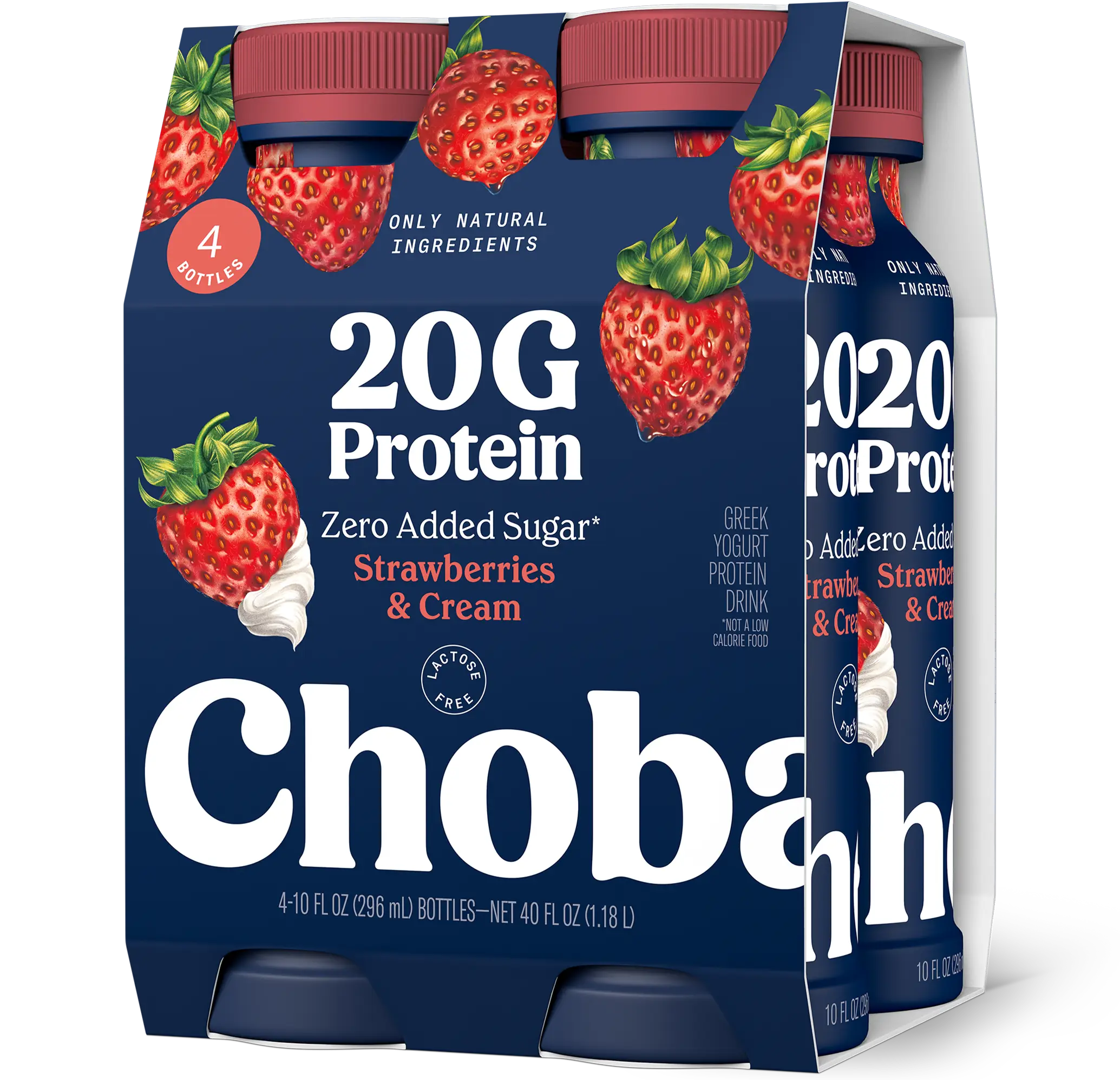 20G High Protein Greek Yogurt Drink Mixed Berry Vanilla