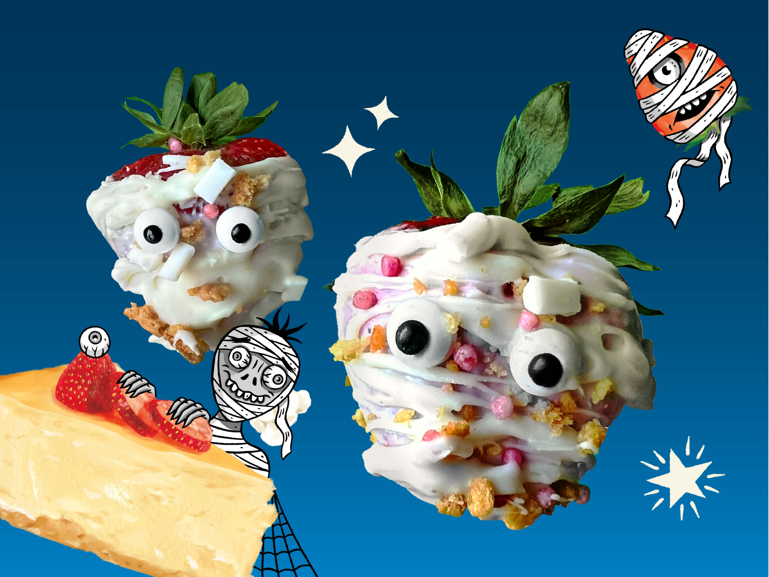 Strawberry Yogurt Mummies