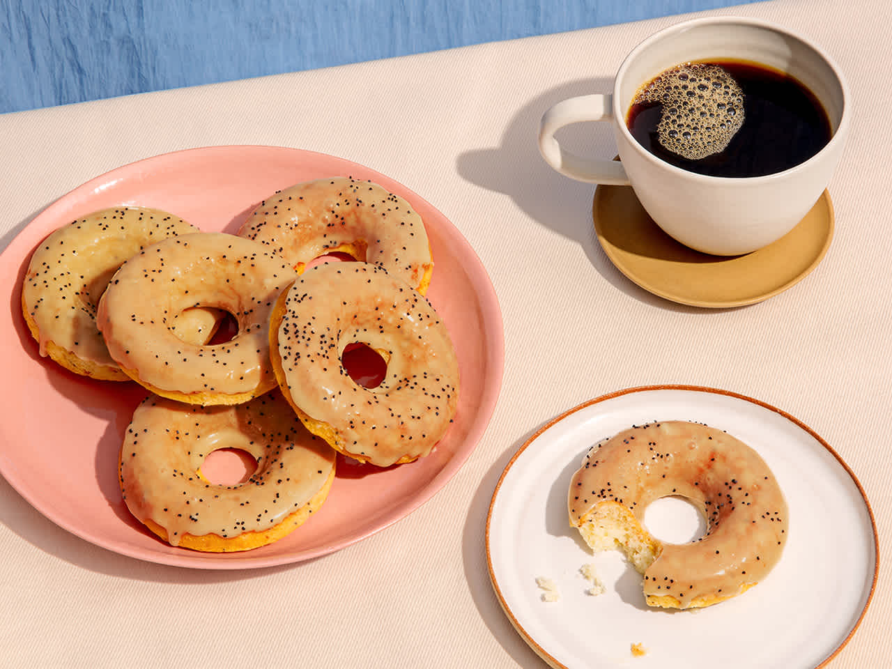 Baked Lemon Poppy Seed Doughnuts