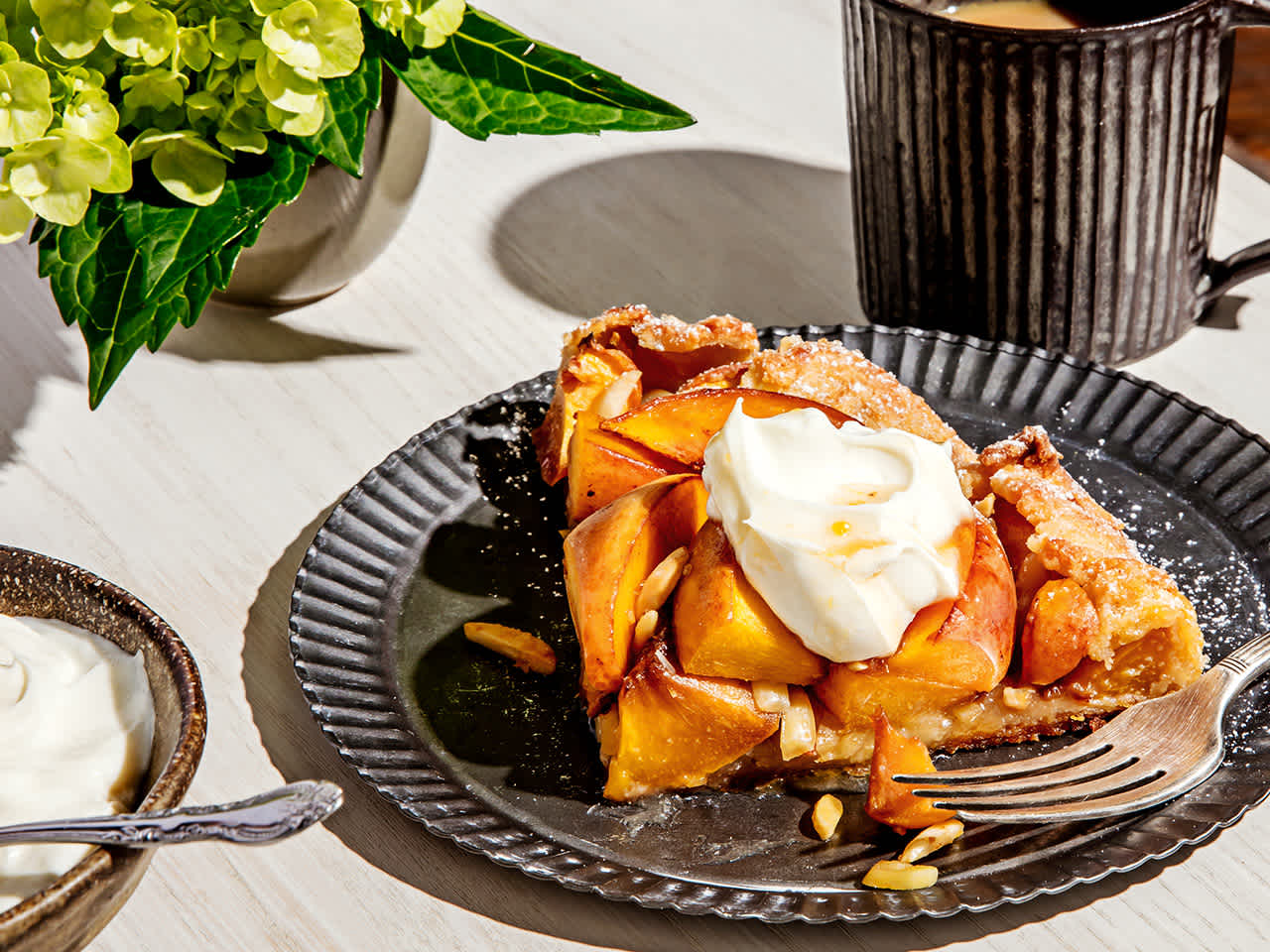 Peach Almond Crostata
