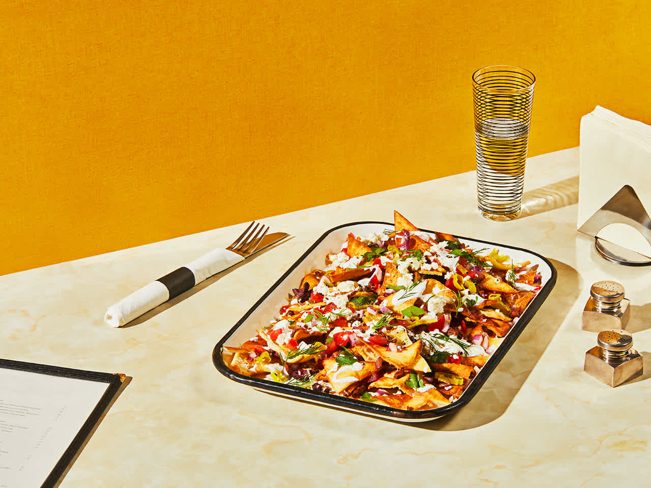 Mediterranean Nachos