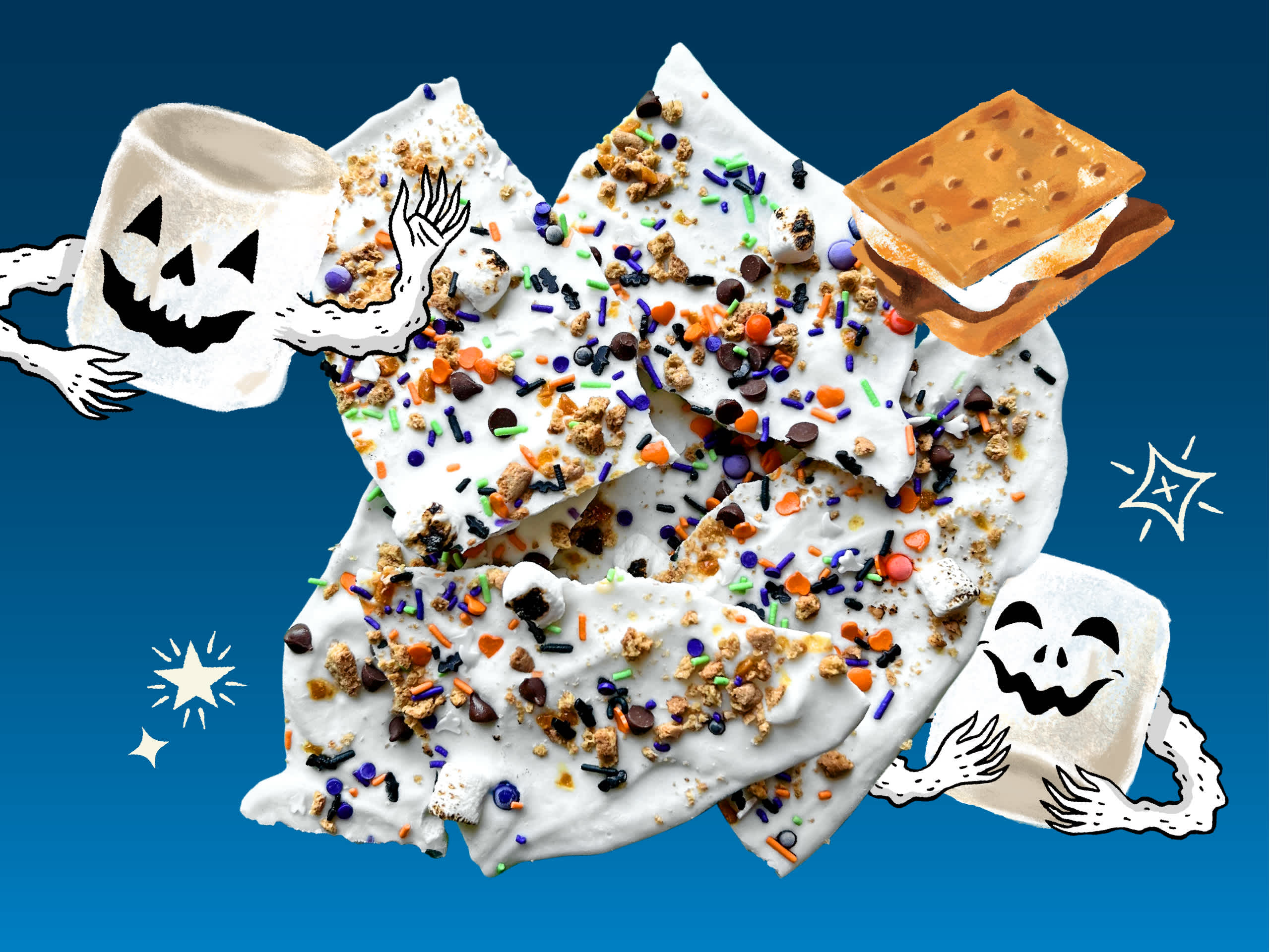 Spooky S’mores Bark