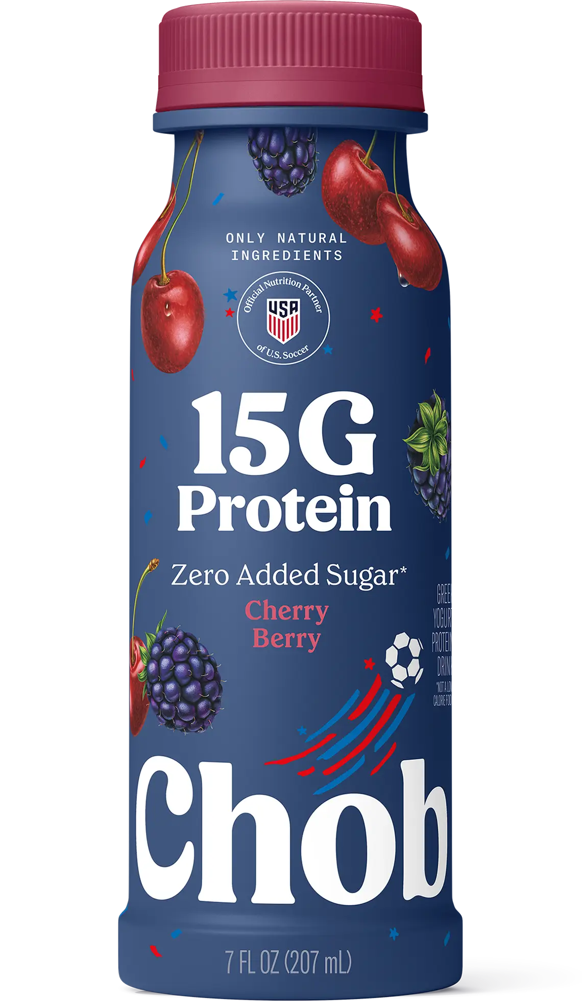 15G High Protein Greek Yogurt Drink Cherry Berry