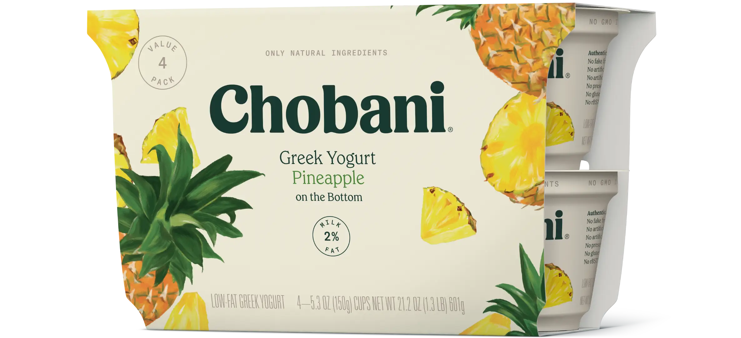 Chobani Yogurt, Greek, Nonfat, Pomegranate On The Bottom 5.3 Oz