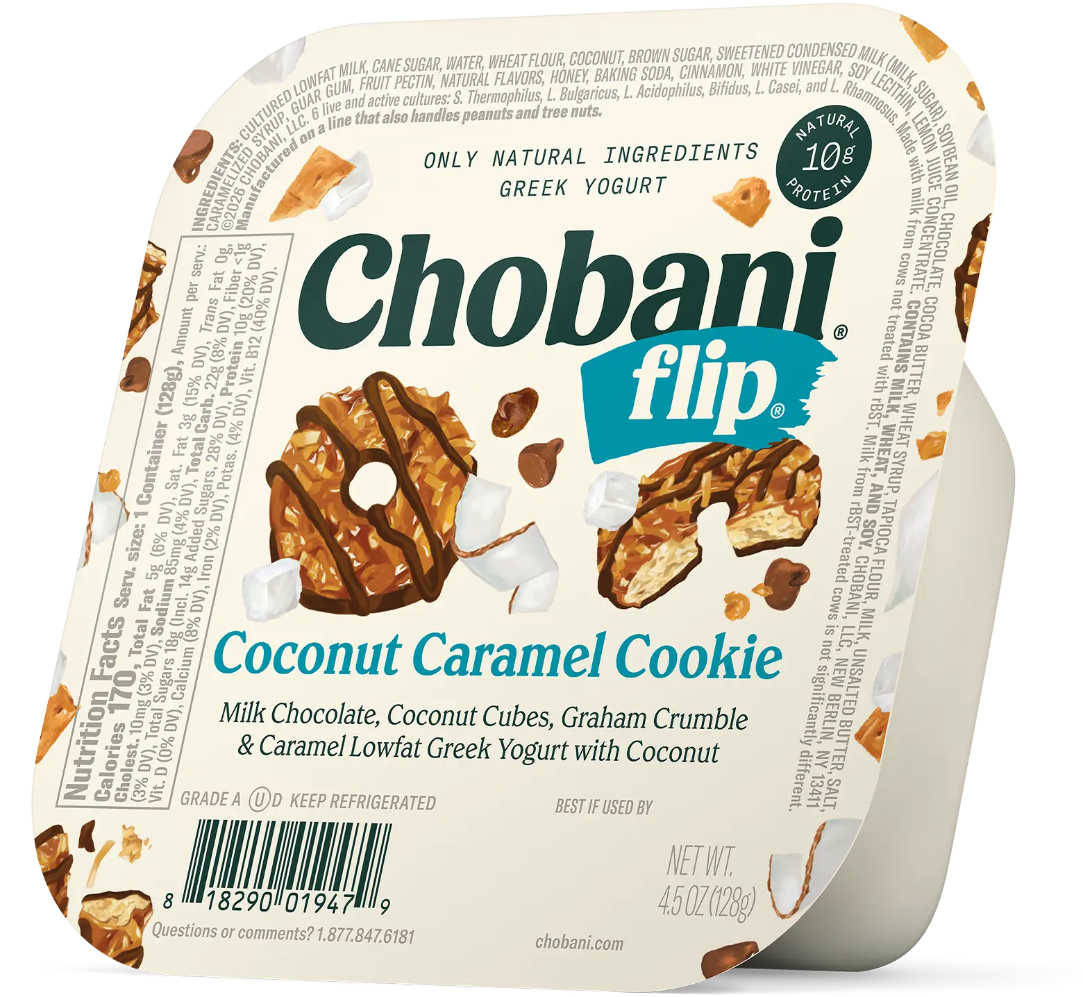 Flip工房　cm355 フルボディ Chobani® Flip® | Coconut Caramel Cookie
