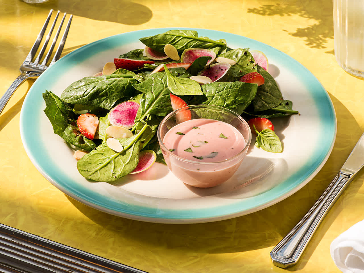 Creamy Strawberry Basil Vinaigrette