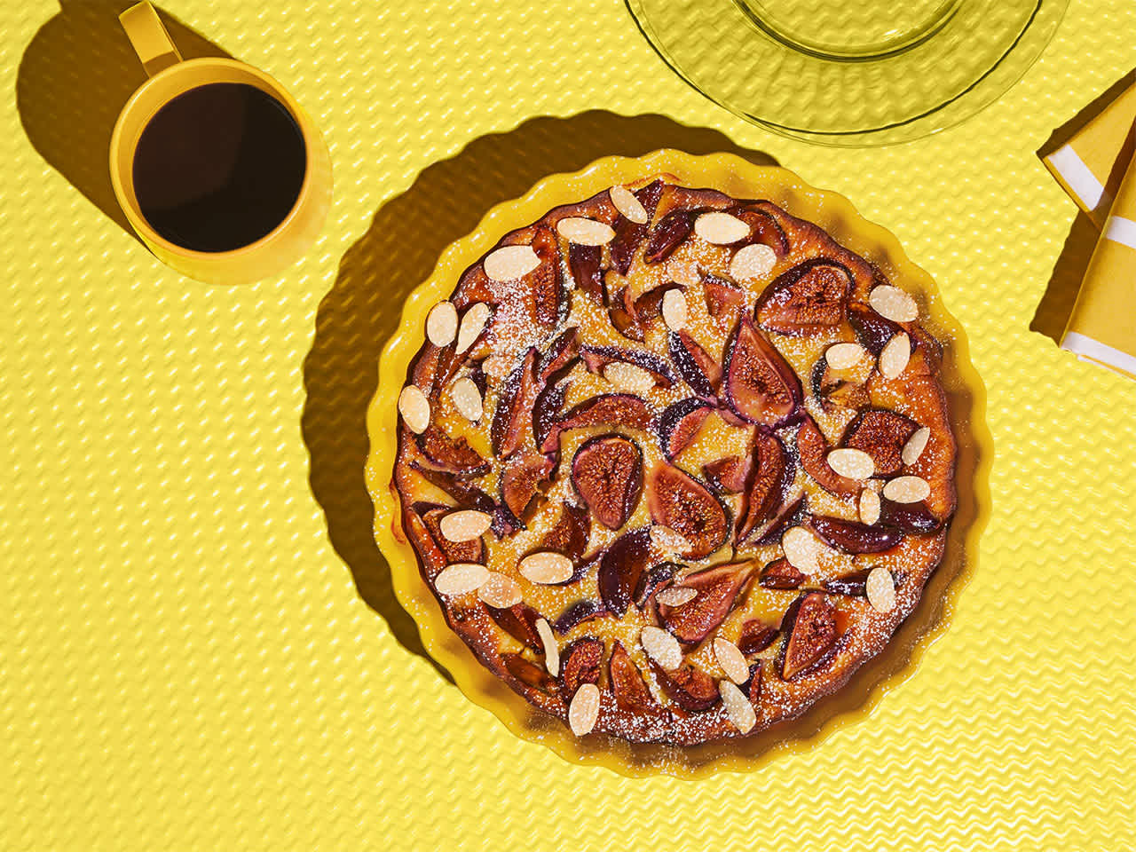 Fig and Almond Clafoutis