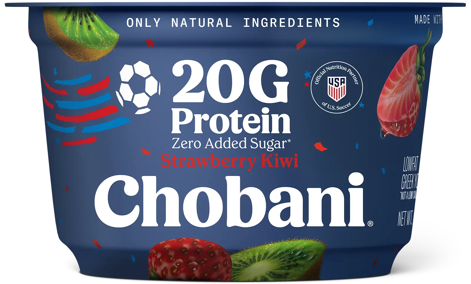 20g High Protein Greek Yogurt Strawberry Kiwi