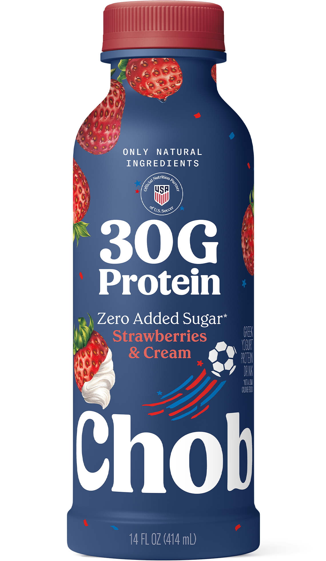 Greek Yogurt Protein Drink Strawberries and Cream