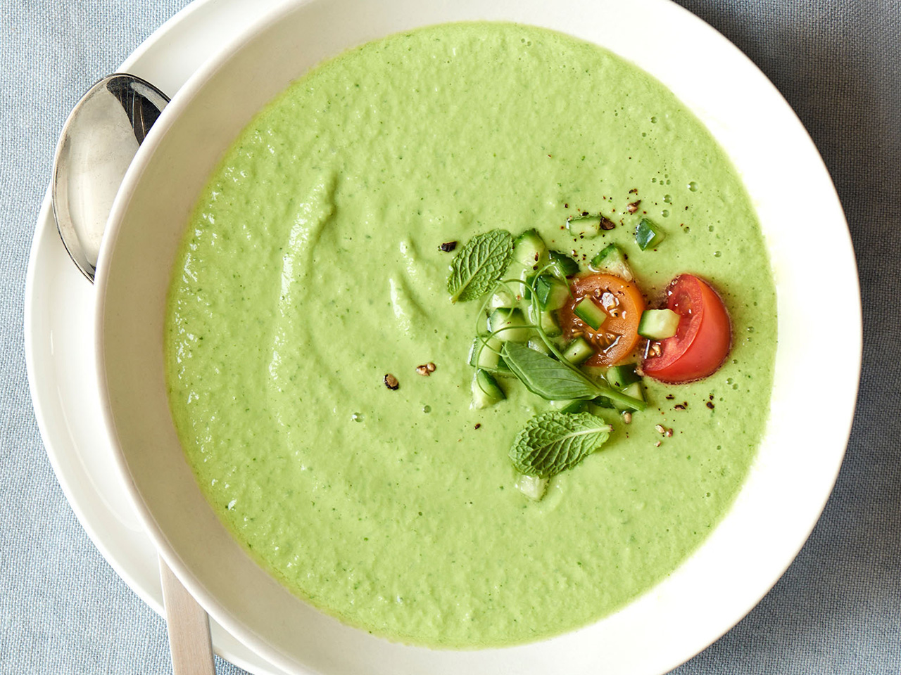 Foodservice | Cucumber Mint Gazpacho Mint Gazpacho | Chobani®