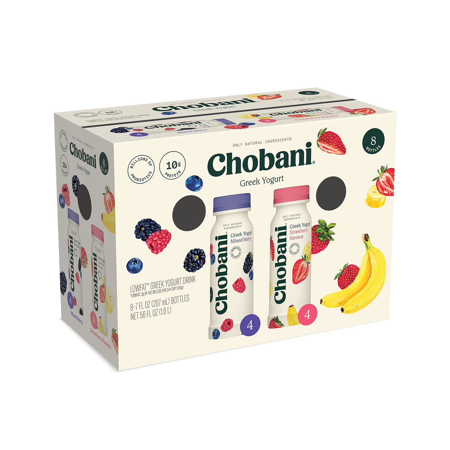 Greek Yogurt Drink | Lowfat Greek Yogurt Drink Family Variety Pack