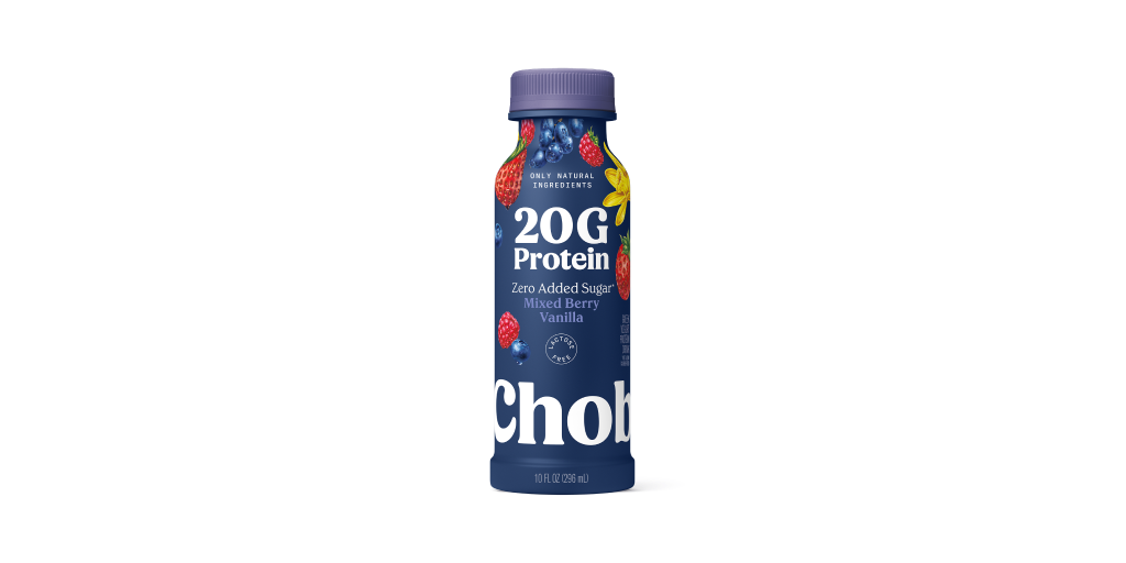 20G High Protein Greek Yogurt Drink Mixed Berry Vanilla
