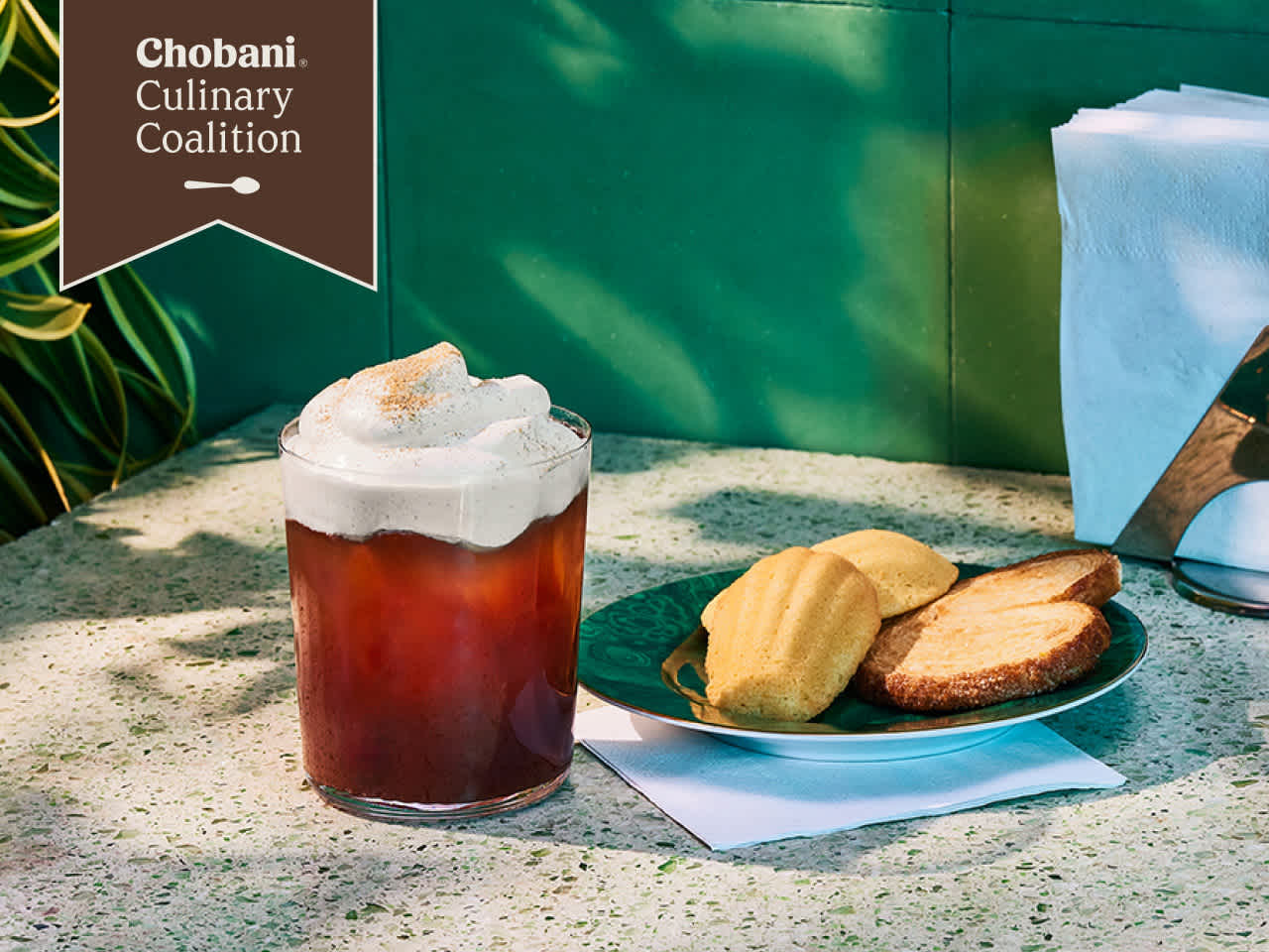 Anthony’s Hibiscus Raspberry Espresso Cooler