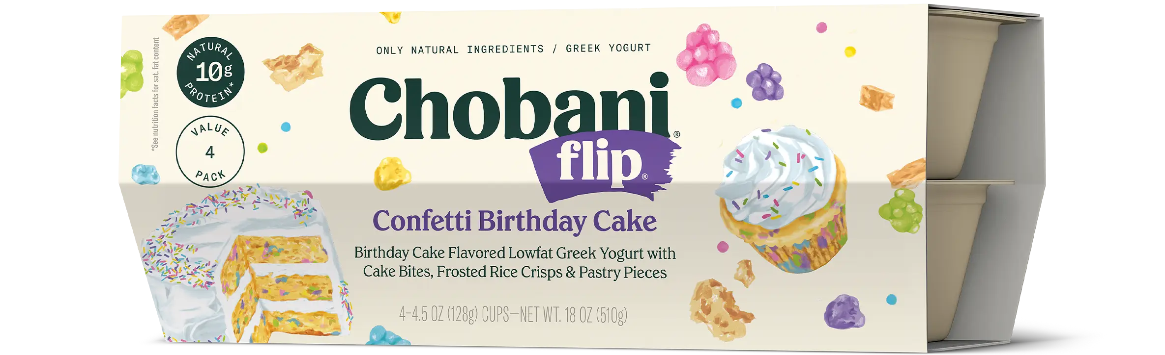Chobani® Flip® | Confetti Birthday Cake