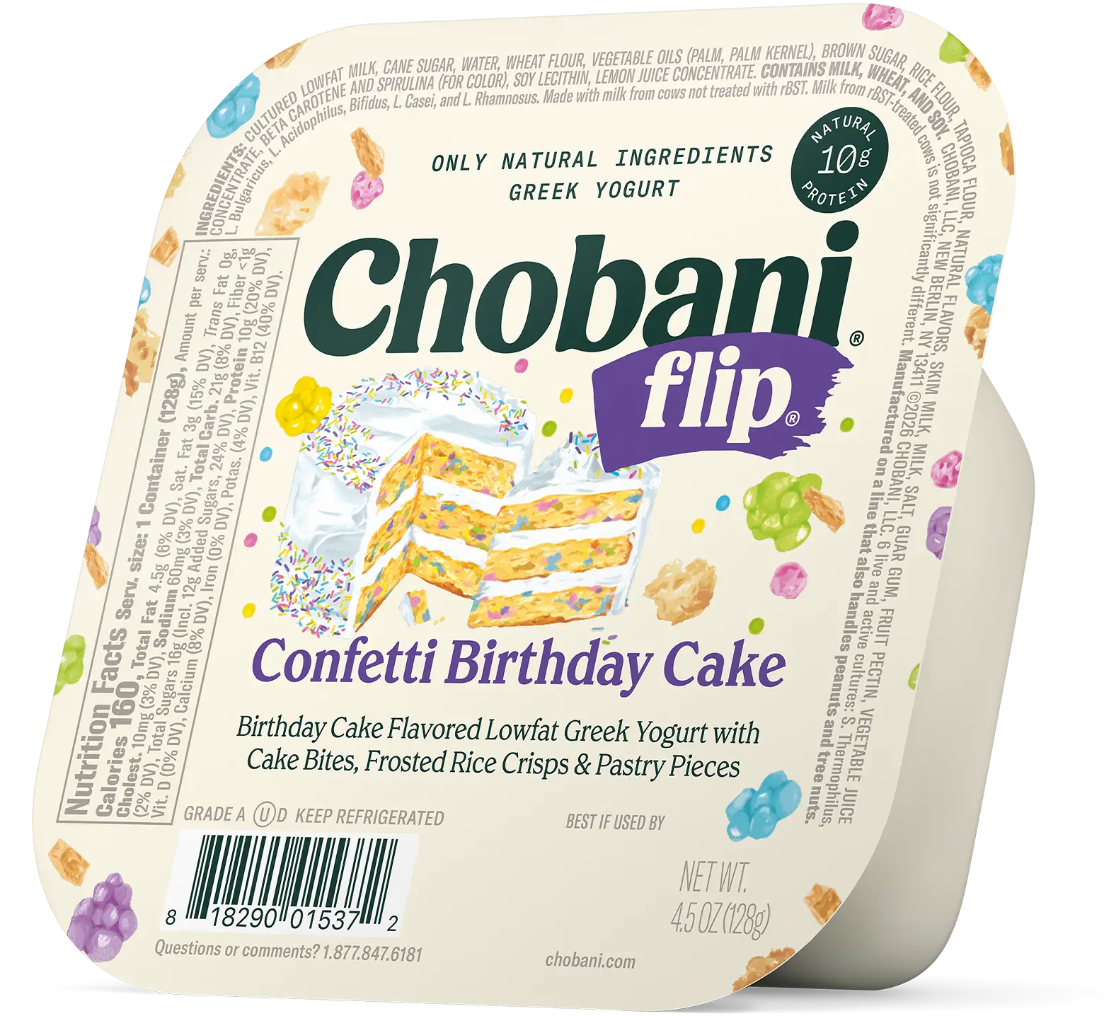 Chobani® Flip® | Confetti Birthday Cake