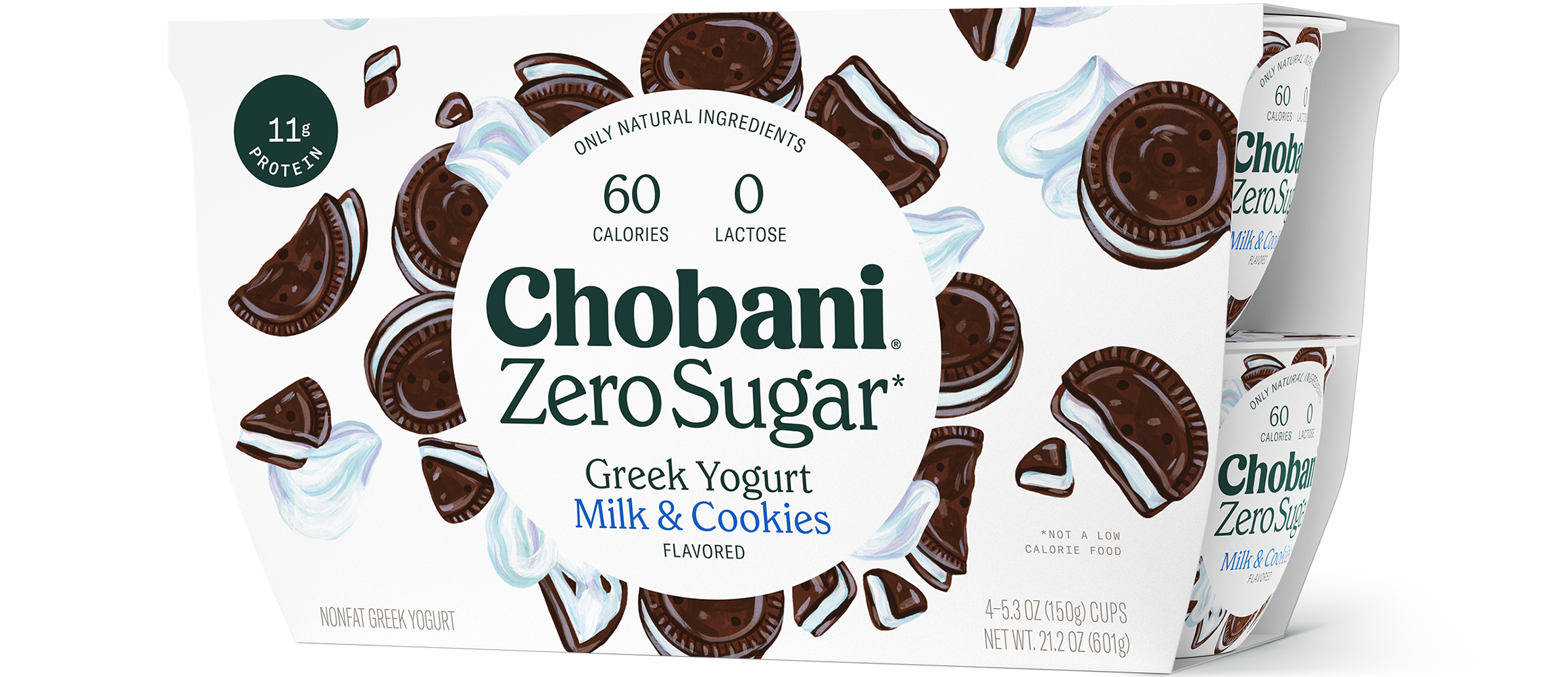 Chobani Plain Non-Fat Greek Yogurt 4-5.3 Oz