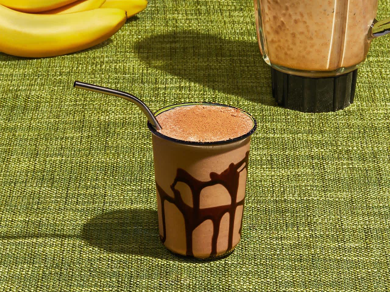 Peanut Butter Cocoa Oat Smoothie
