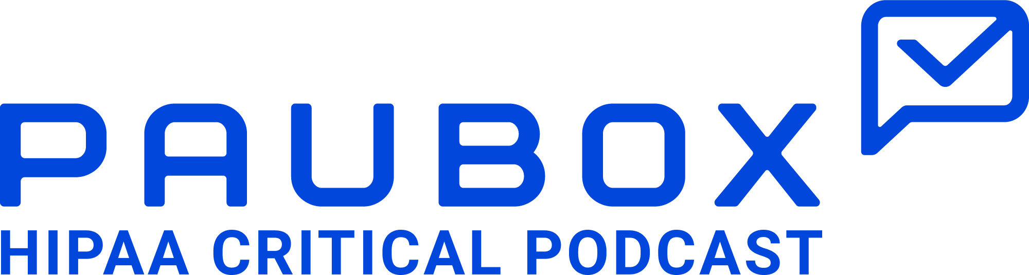 Paubox Hipaa Critical Podcast logo