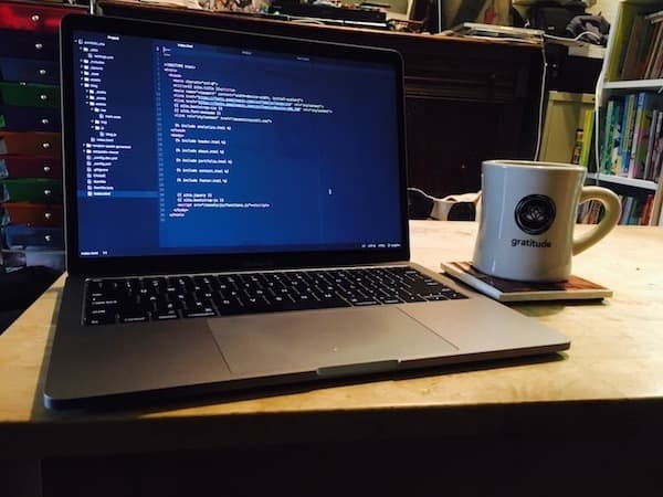 computer programming with coffee