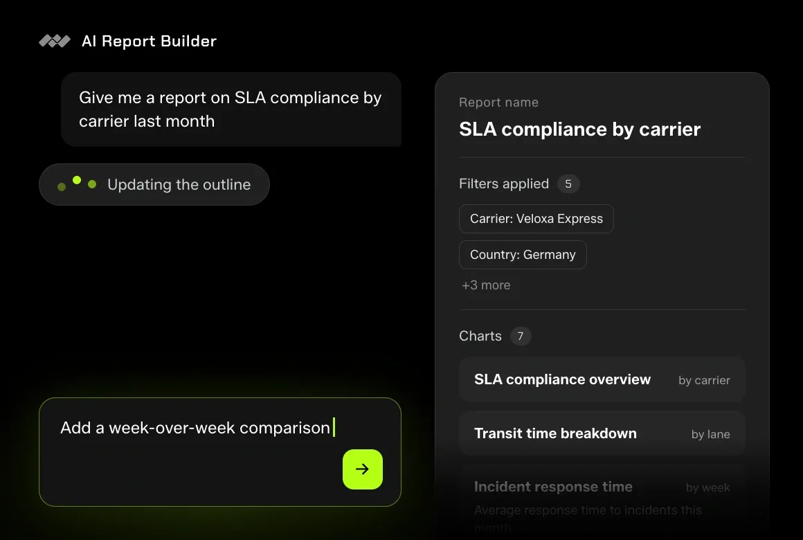 ADI report builder callout