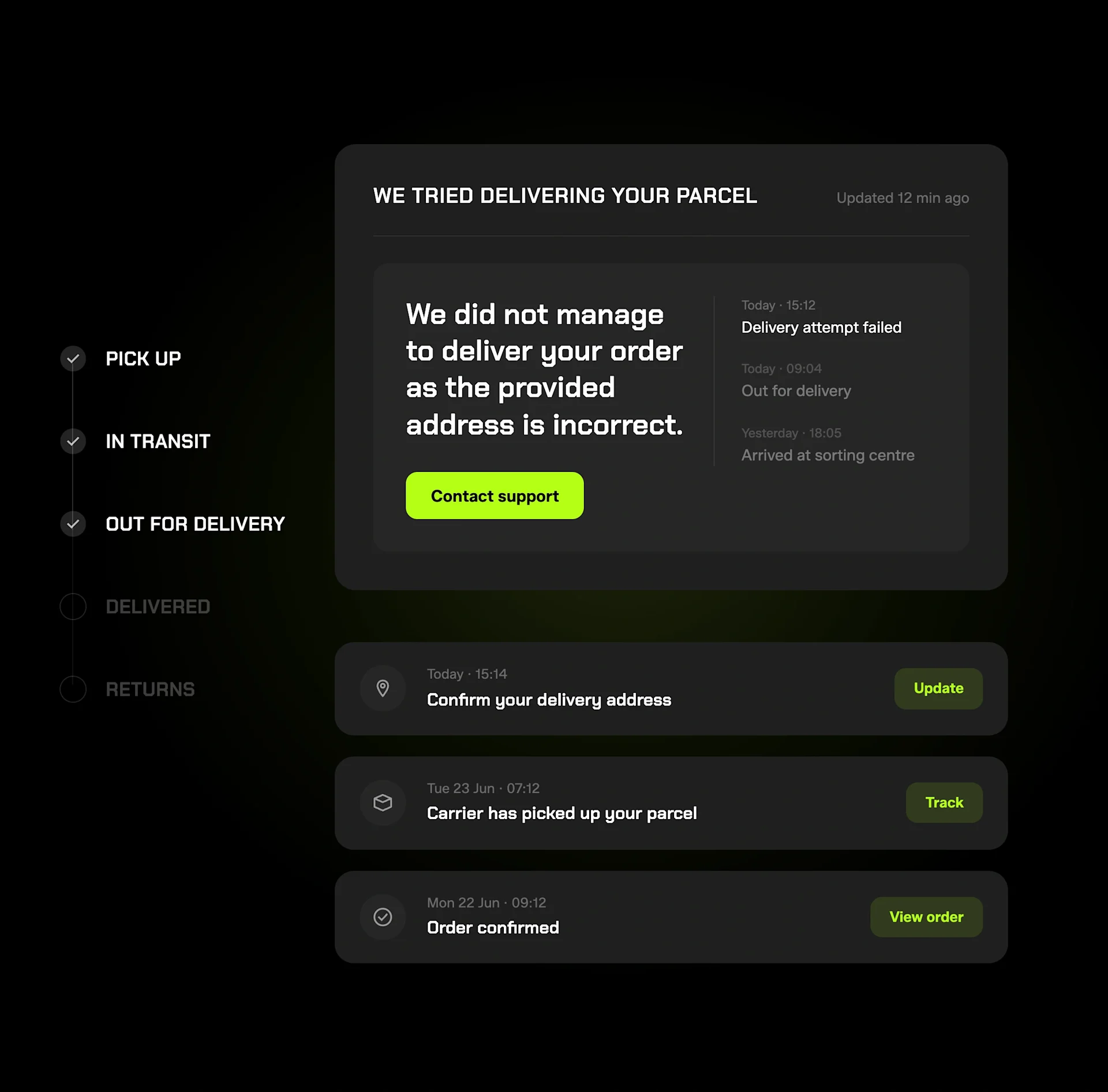 PP footer form
