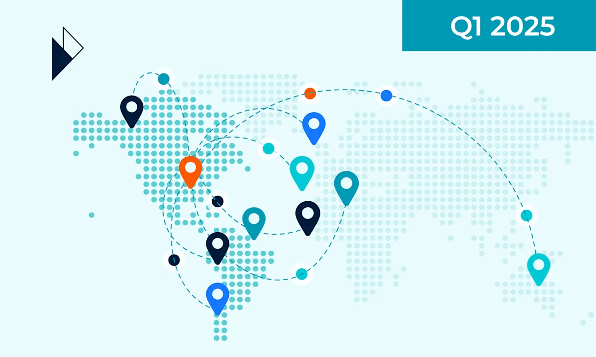 Top 10 Busiest Trade Lanes in the Americas in Q1 2025