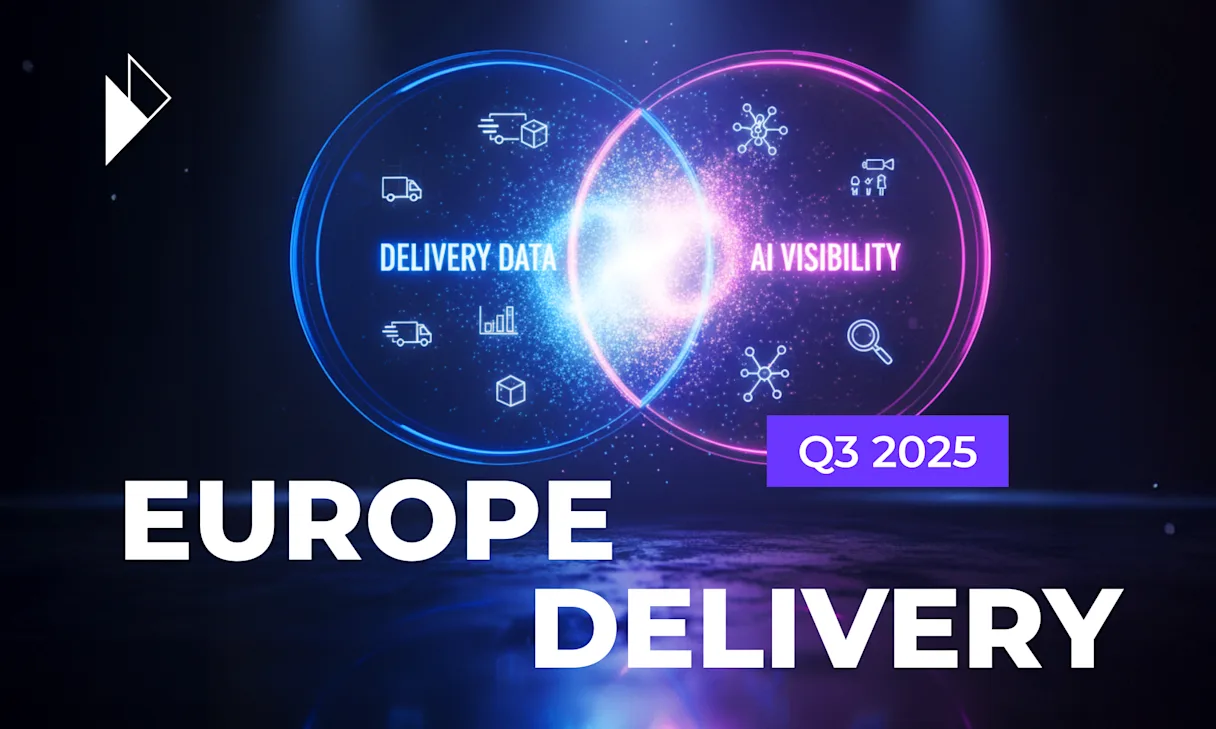 Europe Delivery Landscape in Q3 2025: Data, Consumer Trends, and the Rise of AI Visibility