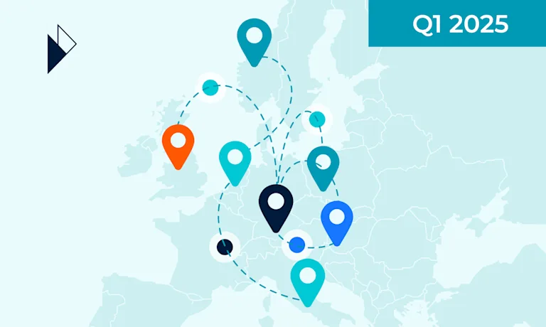 Top 10 Busiest Trade Lanes in Europe in Q1 2025