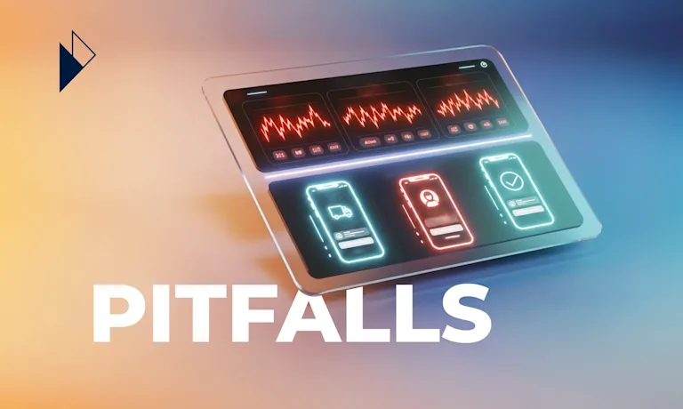 Image Description: A futuristic dashboard displays performance graphs and smartphone notifications, with the word "PITFALLS" in the foreground. The image represents the article's core theme: using AI technology to monitor and proactively manage post-purchase delivery pitfalls, turning potential service failures into controlled, trust-building communications.

Article Summary: This article presents a playbook for managing the 20% of e-commerce orders that encounter delivery exceptions. It argues that traditional reactive handling fails in the AI Commerce era, eroding trust and profits. The solution is to use an AI enhancement layer on the post-purchase experience to proactively predict, manage, and transparently communicate about exceptions, turning them into opportunities to build customer loyalty.