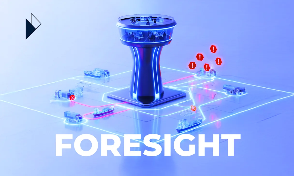 Accessible Image Meta Description and Summary A futuristic blue control tower, labeled "FORESIGHT," oversees a supply chain grid of holographic ships and trucks. Red alert icons and "X" marks on some vehicles signify supplier failures and delays, visualizing the "reactive firefight" that the article's AI Decision Intelligence solution predicts and prevents.

Article Summary: Dropshippers are losing money in a "reactive firefight," analyzing endless data from dashboards without getting actionable insights. AI Decision Intelligence solves this by unifying all supplier and carrier data to provide specific, predictive commands. This approach moves dropshippers from just reporting problems to proactively preventing failures, optimizing routes, and winning supplier negotiations with hard data.