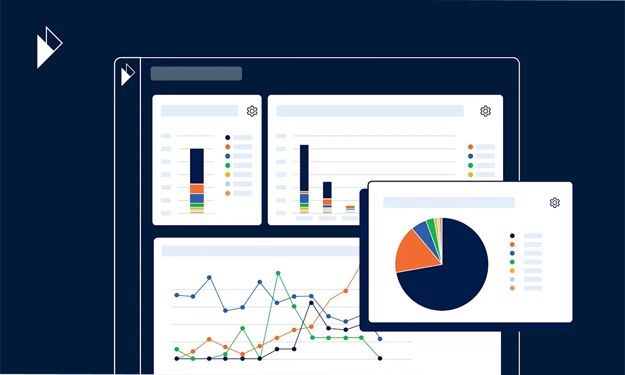 Blog post is on multi-carrier tracking. Image displays some charts in a dashboard. It shows that a single source of data and truth can help e-commerce businesses, merchants, retailers track all shipments from multiple carriers easily from a single dashboard. 