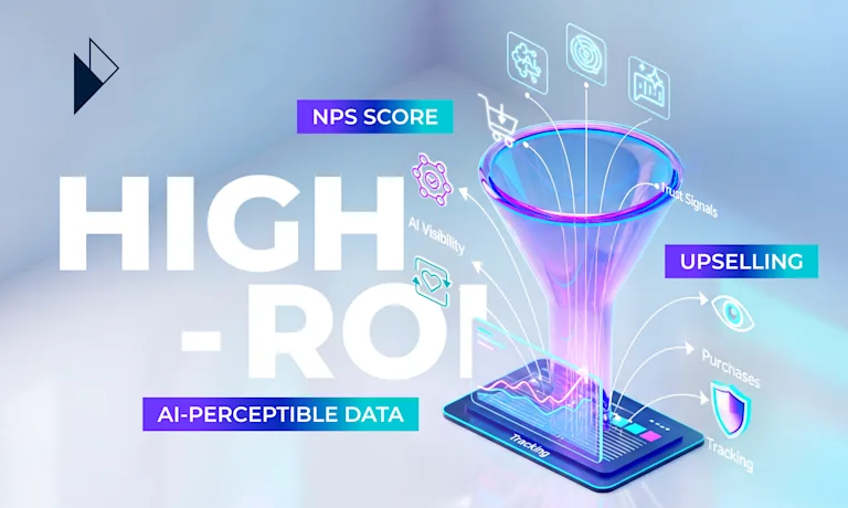 Image Description: A funnel channels customer engagement concepts like "NPS Score" and "Upselling" onto a smartphone's tracking page, visualizing the article's argument that the tracking page is a "High-ROI" channel that creates "AI-Perceptible Data."

Article Summary: This article argues that the branded tracking page is an e-commerce brand's highest-ROI marketing channel. It transforms the post-purchase journey from a data black hole into a profit center for retention and upselling. Critically, it generates the clean, "AI-perceptible data" and "Trust Signals" required to achieve "AI Visibility" with AI agents.
