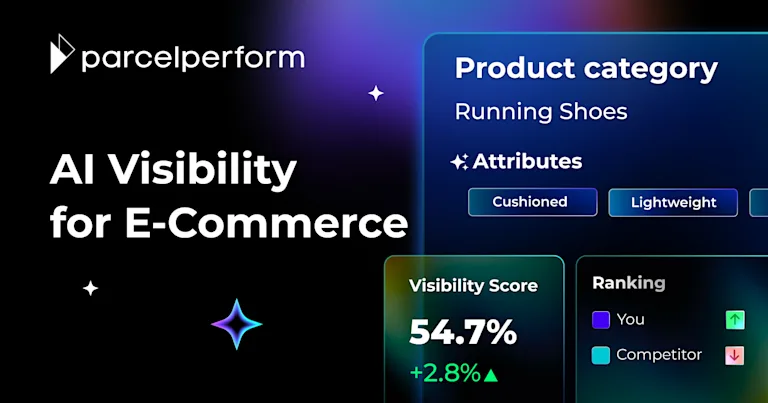 A futuristic, glowing purple and blue emblem with an AI logo hovers over a digital grid, with data lines connecting them. This symbolizes "AI Commerce Visibility"—how AI agents analyze real-world data to rank e-commerce brands.

Article Summary: AI shopping agents are creating a new discipline, Generative Engine Optimization (GEO), which ranks brands on real operational performance, not just keywords. Parcel Perform's new AI Commerce Visibility platform helps brands analyze and optimize for GEO to ensure they are found by AI and chosen by shoppers.