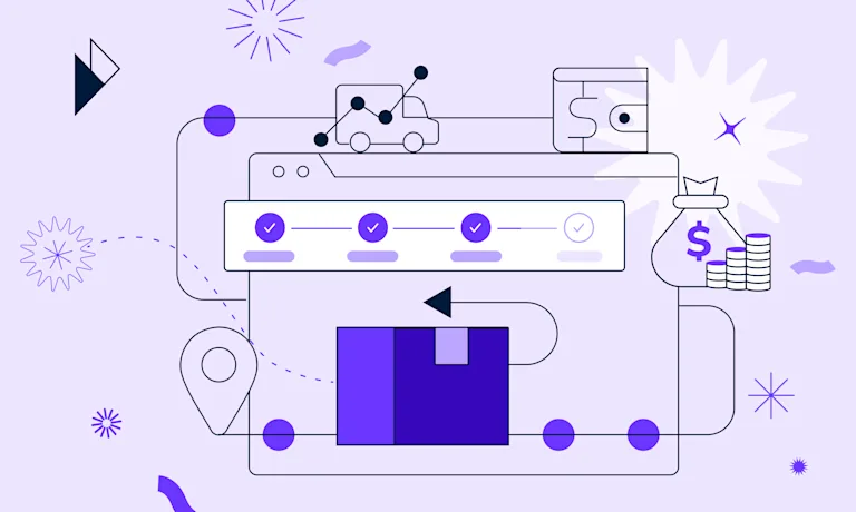 This image visually represents the ideal, hassle-free product return experience. The graphic highlights key elements of a smooth return process, starting with the simple, step-by-step procedure indicated by the checked boxes. This suggests a clear and easy-to-follow return journey for customers. The website interface emphasizes the ability to track returns online, providing transparency and reassurance throughout the process. The interconnected elements and flowing lines convey a sense of speed and efficiency, promising quick turnaround times.  Furthermore, the inclusion of a money bag and coins symbolizes a straightforward and transparent refund process. In essence, this image depicts a customer-centric approach to returns, prioritizing simplicity, transparency, and efficiency to build trust and ensure a positive experience for shoppers. This article discusses how e-commerce businesses can turn peak season returns into a revenue stream. It outlines strategies for encouraging exchanges, upselling during the exchange process, and utilizing store credit to retain revenue and encourage future purchases. The article also highlights the benefits of using Parcel Perform's post-purchase platform to optimize the returns process and drive revenue recovery. By implementing these strategies, businesses can transform their returns process into a revenue-generating engine, driving success during the holiday season and beyond.