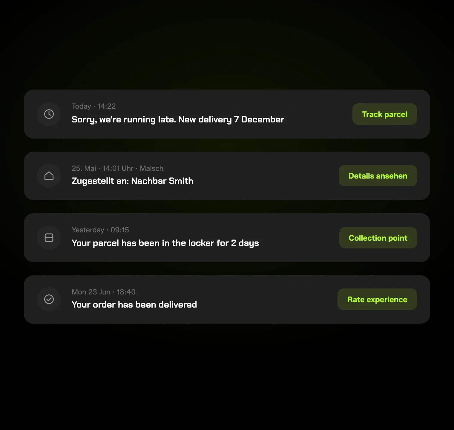 PP notifications
