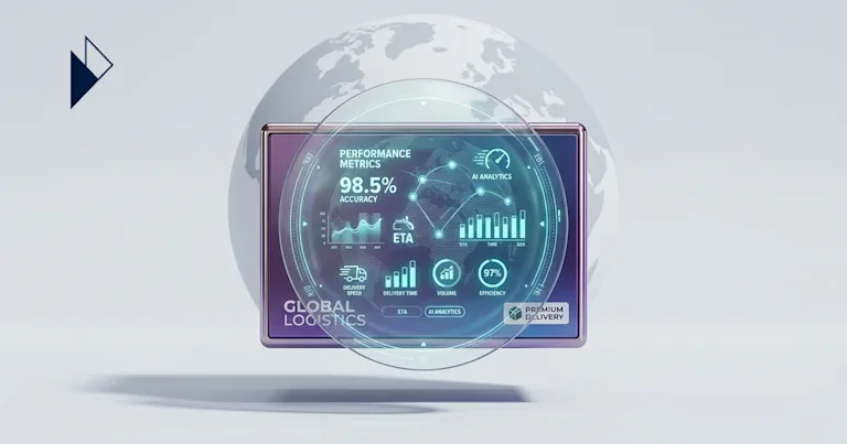 A teal lens over a globe reveals purple data for AI Search for Ecommerce: Why Lenses Beat Geography in Global Sales.