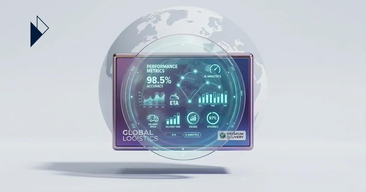 A teal lens over a globe reveals purple data for AI Search for Ecommerce: Why Lenses Beat Geography in Global Sales.
