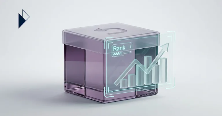 Ecommerce Returns Policy: Why Yours Hurts AI Ranking — Read on for the purple neon panel floating over a white box.