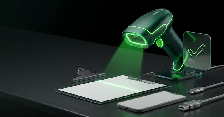 Cut Reverse Logistics Costs via Dense PUDO Networks | Perform.AI with a green scanner glowing