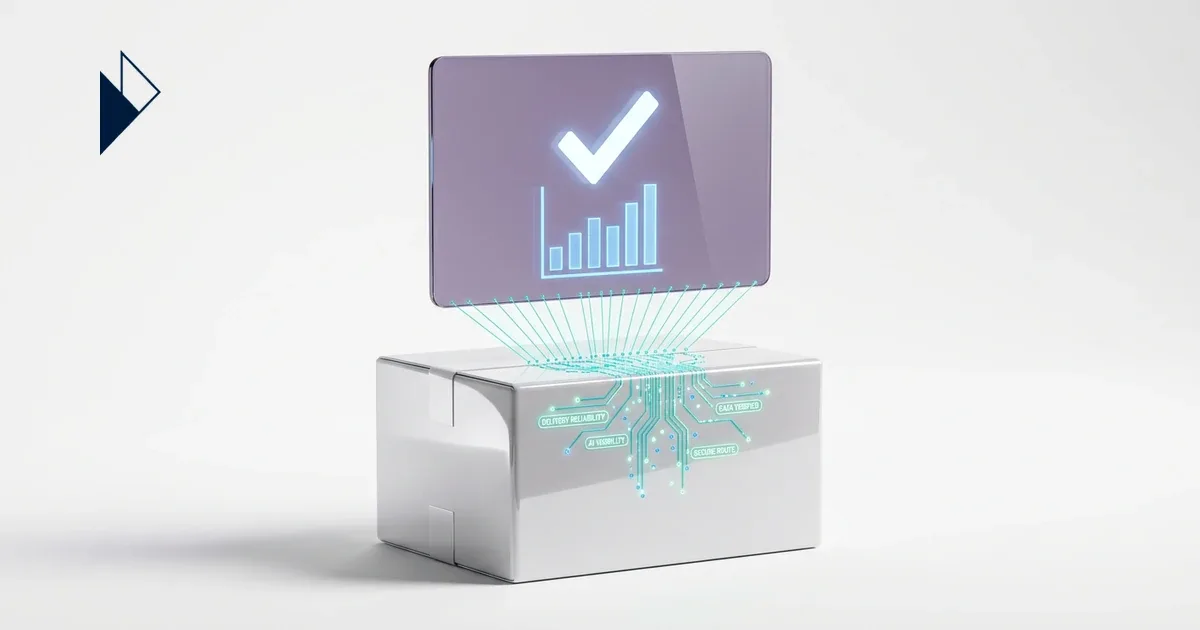Teal holographic graphs orbit a glass cube for Ecommerce Zero-Click ROI: Proving AI Visibility Drives Revenue.