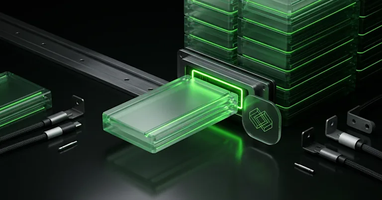Green glowing tech modules slide into a dark rack: Is Perform.AI Only for Enterprise?