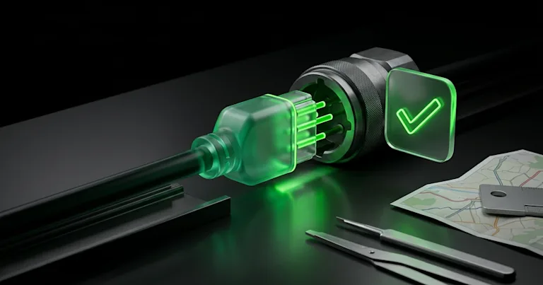 A glowing green plug connects beside a checkmark for Perform.AI vs AfterShip
