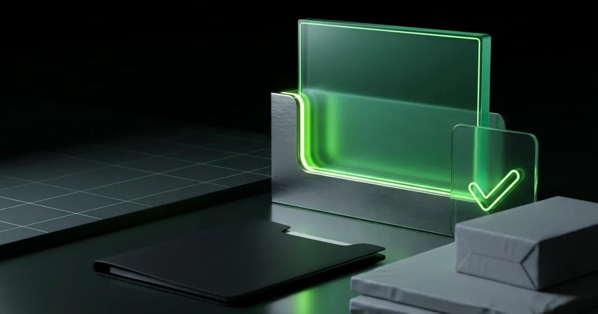 Packages sit by a glowing green checkmark for Perform.AI vs AfterShip: Lost and Damaged Parcel Claims